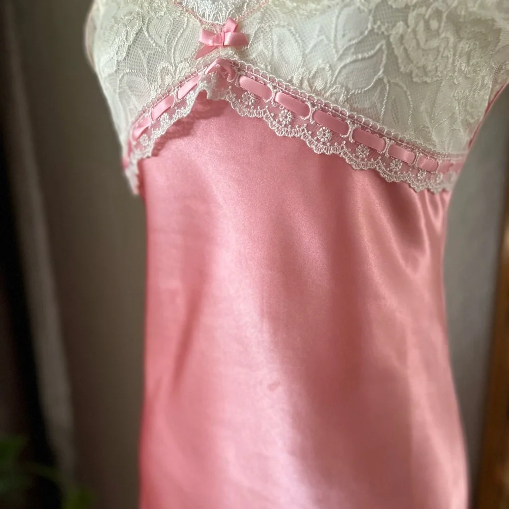Vintage Gunne Sax by Jessica McClintock Lingerie Slip Dress - Picture 4 of 10